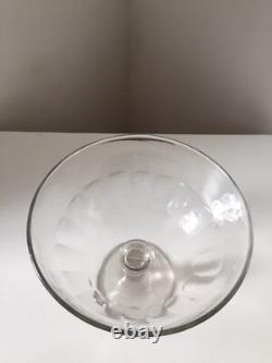 Ancienne Coupe sur pied en cristal XIX