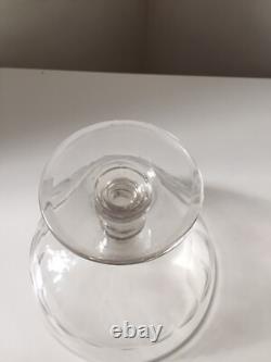 Ancienne Coupe sur pied en cristal XIX