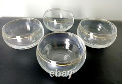 Ancienne Coupes A Dessert En Cristal Signé Cristal Sèvres France