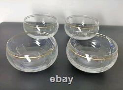 Ancienne Coupes A Dessert En Cristal Signé Cristal Sèvres France