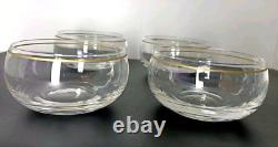 Ancienne Coupes A Dessert En Cristal Signé Cristal Sèvres France