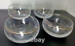 Ancienne Coupes A Dessert En Cristal Signé Cristal Sèvres France