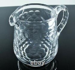 Ancienne Cruche Broc Carafe En Cristal Taille Chauny Baccarat Signe