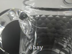 Ancienne Cruche Broc Carafe En Cristal Taille Chauny Baccarat Signe