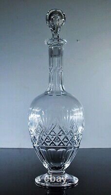 Ancienne Grand Carafe A Vin En Cristal Taille Massenet Sapho Tivoli St Louis