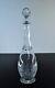 Ancienne Grand Carafe En Cristal Taille Modelé Epron Baccarat Avant 1936 H 37cm