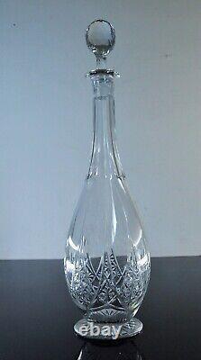 Ancienne Grand Carafe En Cristal Taille Modelé Epron Baccarat Avant 1936 H 37cm