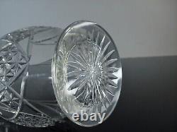 Ancienne Grand Carafe En Cristal Taille Modelé Epron Baccarat Avant 1936 H 37cm
