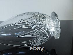 Ancienne Grand Carafe En Cristal Taille Modelé Epron Baccarat Avant 1936 H 37cm