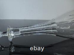 Ancienne Grand Carafe En Cristal Taille Modelé Epron Baccarat Avant 1936 H 37cm