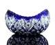 Ancienne Grand Jardiniere Coupe Cristal Couleur Bleu Taille Grave St Louis