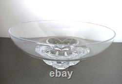 Ancienne Grande Coupe En Cristal Signé DAUM France