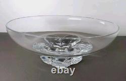 Ancienne Grande Coupe En Cristal Signé DAUM France