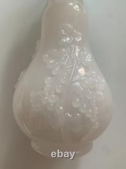 Ancienne Paire De Vases En Opaline Napoleon III Baccarat