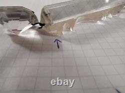 Ancienne Pampille flèche en cristal de baccarat H 15 cm + octogone de 2,2 cm n°3