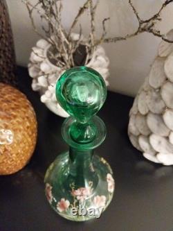 Ancienne Petite Carafe Emaillee Legras