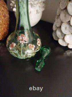 Ancienne Petite Carafe Emaillee Legras