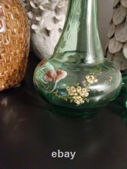 Ancienne Petite Carafe Emaillee Legras