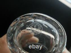 Ancienne Service 6 Gobelets Verres Cristal Taille Modele Chauny Baccarat Signe