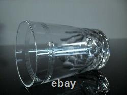 Ancienne Service 6 Gobelets Verres Cristal Taille Modele Chauny Baccarat Signe