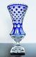 Ancienne Vase En Pied Forme Medici Taille Pierres Diamant Baccarat 1908