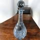 Ancienne bouteille en cristal hauteur 32 cm