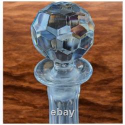 Ancienne bouteille en cristal hauteur 32 cm