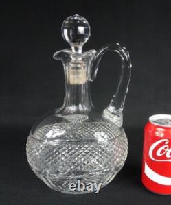 Ancienne carafe carafon cristal de Saint-Louis modèle Trianon