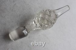 Ancienne carafe cristal taillé Art de la table verrerie (41797)