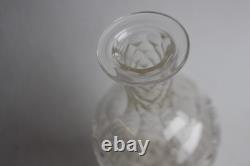 Ancienne carafe cristal taillé Art de la table verrerie (41797)