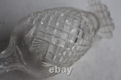 Ancienne carafe cristal taillé Art de la table verrerie (41797)
