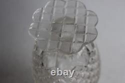 Ancienne carafe cristal taillé Art de la table verrerie (41797)