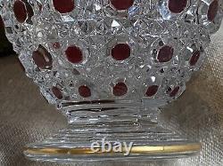 Ancienne carafe de nuit en cristal de Baccarat modèle Diamants Pierreries