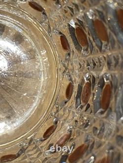 Ancienne carafe de nuit en cristal de Baccarat modèle Diamants Pierreries