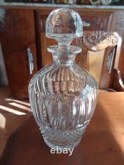 Ancienne carafe en cristal saint louis baccarat