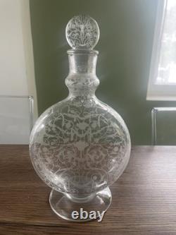 Ancienne carafe en cristal signé Baccarat modèle Michel Ange Michelangelo
