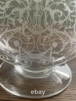 Ancienne carafe en cristal signé Baccarat modèle Michel Ange Michelangelo