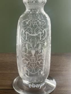 Ancienne carafe en cristal signé Baccarat modèle Michel Ange Michelangelo