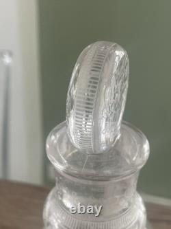 Ancienne carafe en cristal signé Baccarat modèle Michel Ange Michelangelo