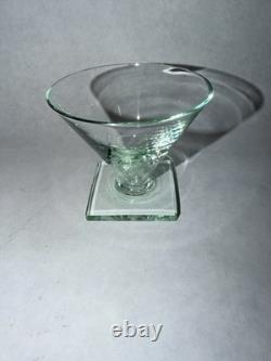 Ancienne coupes verre en cristal Daum Nancy France art deco