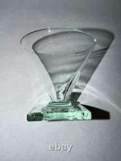 Ancienne coupes verre en cristal Daum Nancy France art deco
