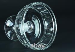Ancienne grande coupe fruits centre de table cristal gravé Saint Louis Baccarat