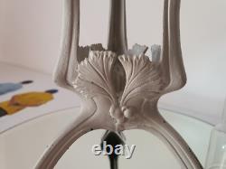 Ancienne lampe à pétrole Art-nouveau Cristal Baccarat