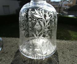 Ancienne superbe carafe en cristal de Baccarat modèle Argentina très bon état
