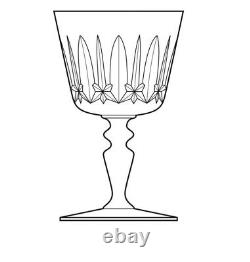 Anciennes 12 Verres A Vin En Cristal Modele Ile De France Baccarat Signe Et Boit
