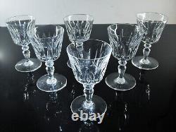 Anciennes 12 Verres A Vin En Cristal Modele Ile De France Baccarat Signe Et Boit