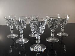 Anciennes 12 Verres A Vin En Cristal Modele Ile De France Baccarat Signe Et Boit