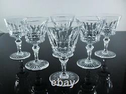 Anciennes 6 Verres A Vin Cristal Taille Modele Buckingham Taille Baccarat Signe