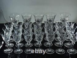 Anciennes 6 Verres A Vin Cristal Taille Soufle Modele Sammy Taille St Louis 15,5
