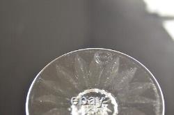 Anciennes 6 Verres A Vin Cristal Taille Soufle Modele Sammy Taille St Louis 15,5